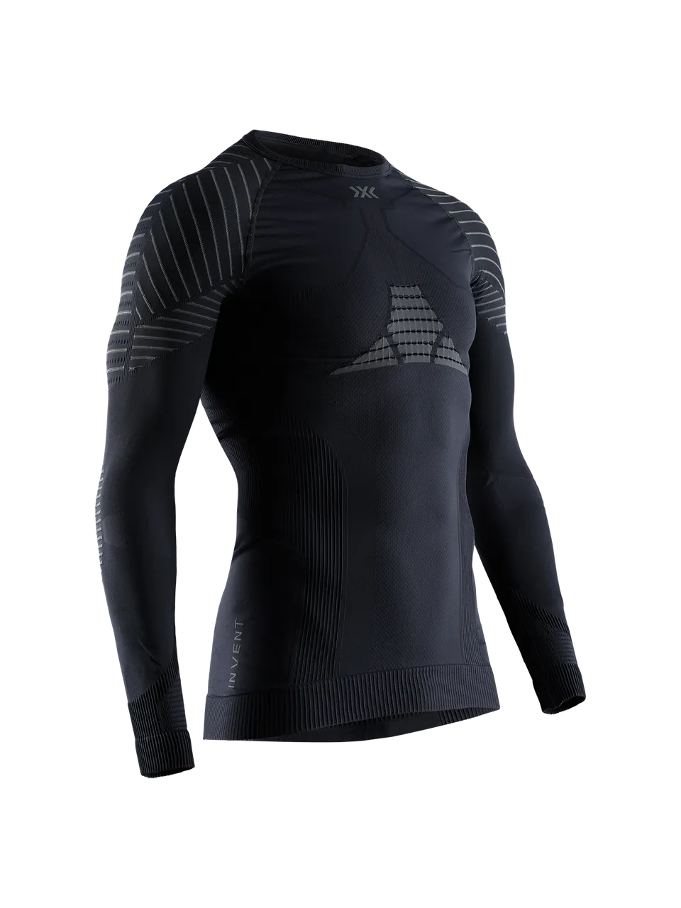 x-bionic-invent-4-0-shirt-lg-sl-funktionsshirt-herren-black-charcoal image 1