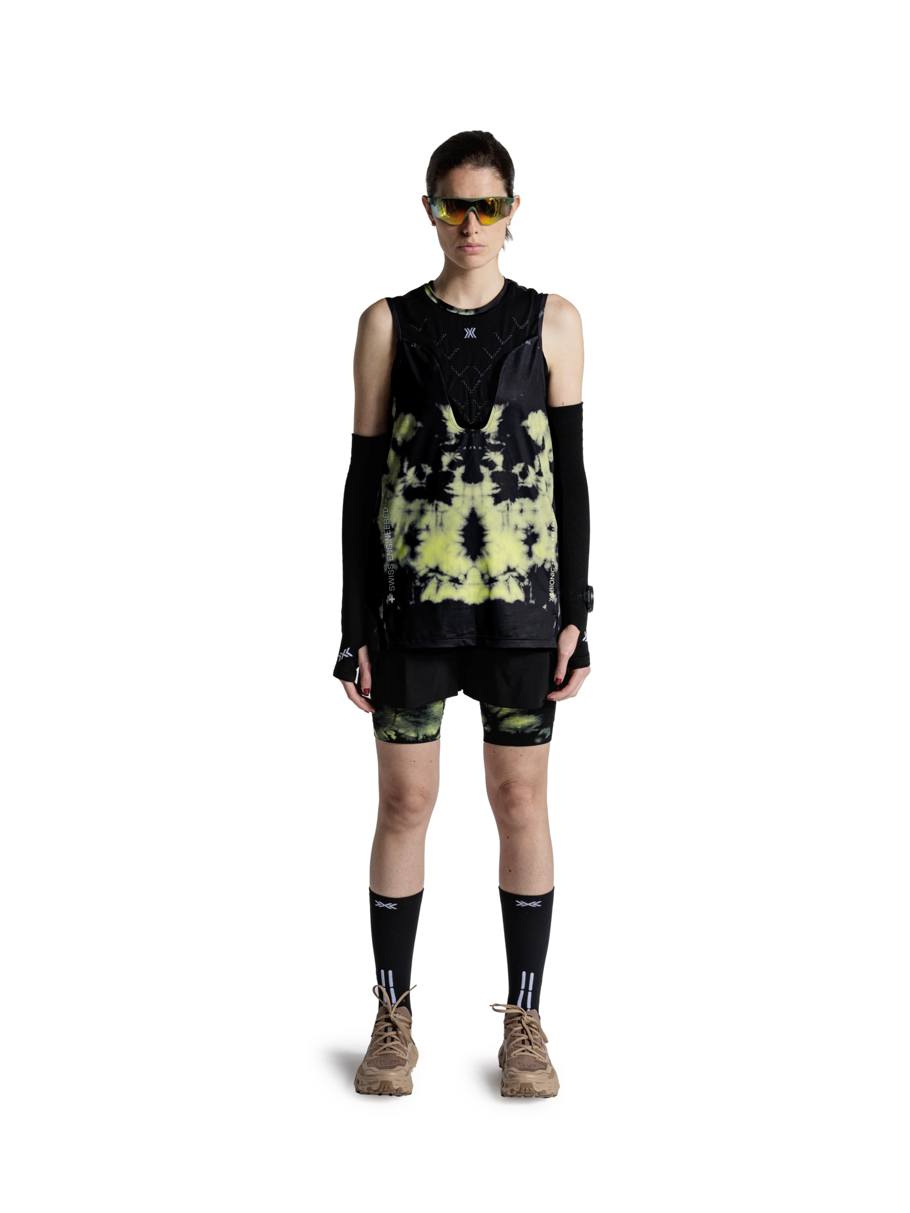 x-bionic-corefusion-run-tank-tanktop-tie-dye-electric-energy image 4