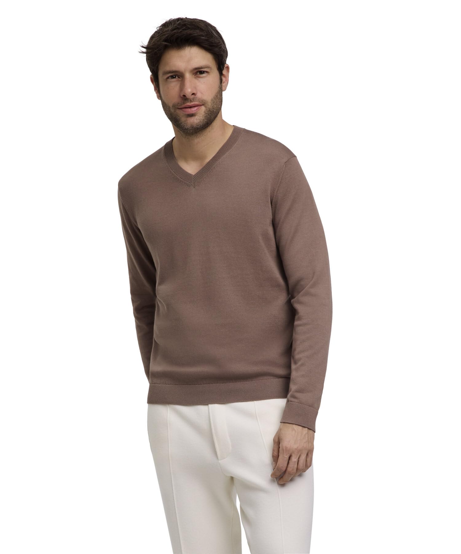 falke-cotton-touch-cotton-knit-pullover-v-ausschnitt-bio image 1