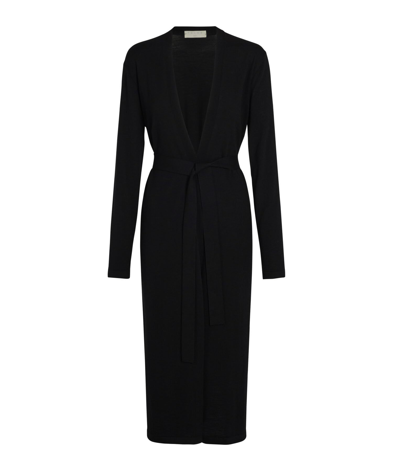 falke-favorites-x-fine-long-strickjacke-damen-schwarz-merinowolle image 7