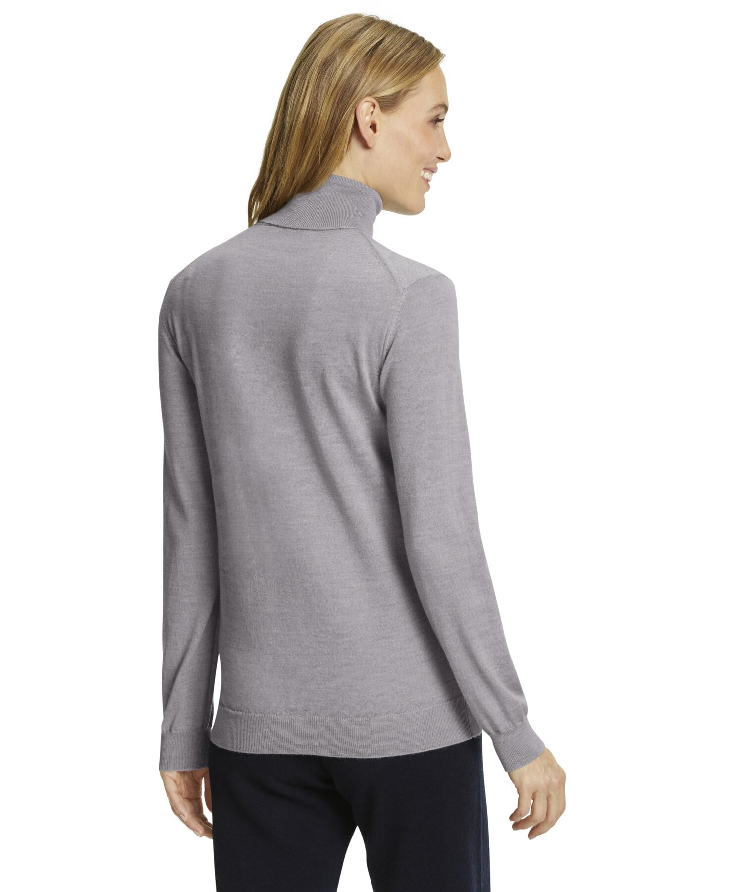 falke-merino-basic-roll-neck-pullover-damen-schwarz-wolle-s image 2
