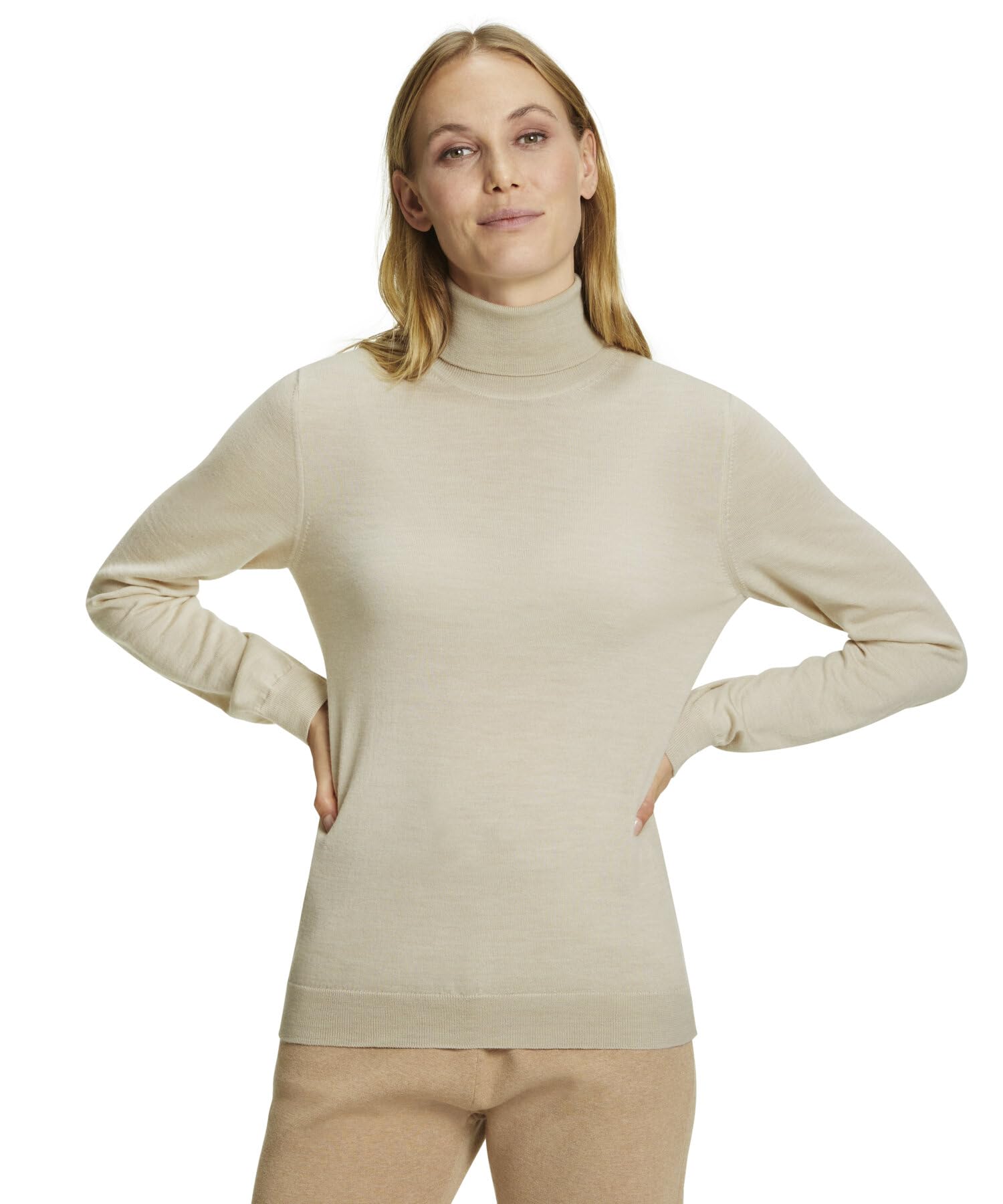 falke-merino-basic-roll-neck-pullover-damen-schwarz-wolle-s image 8