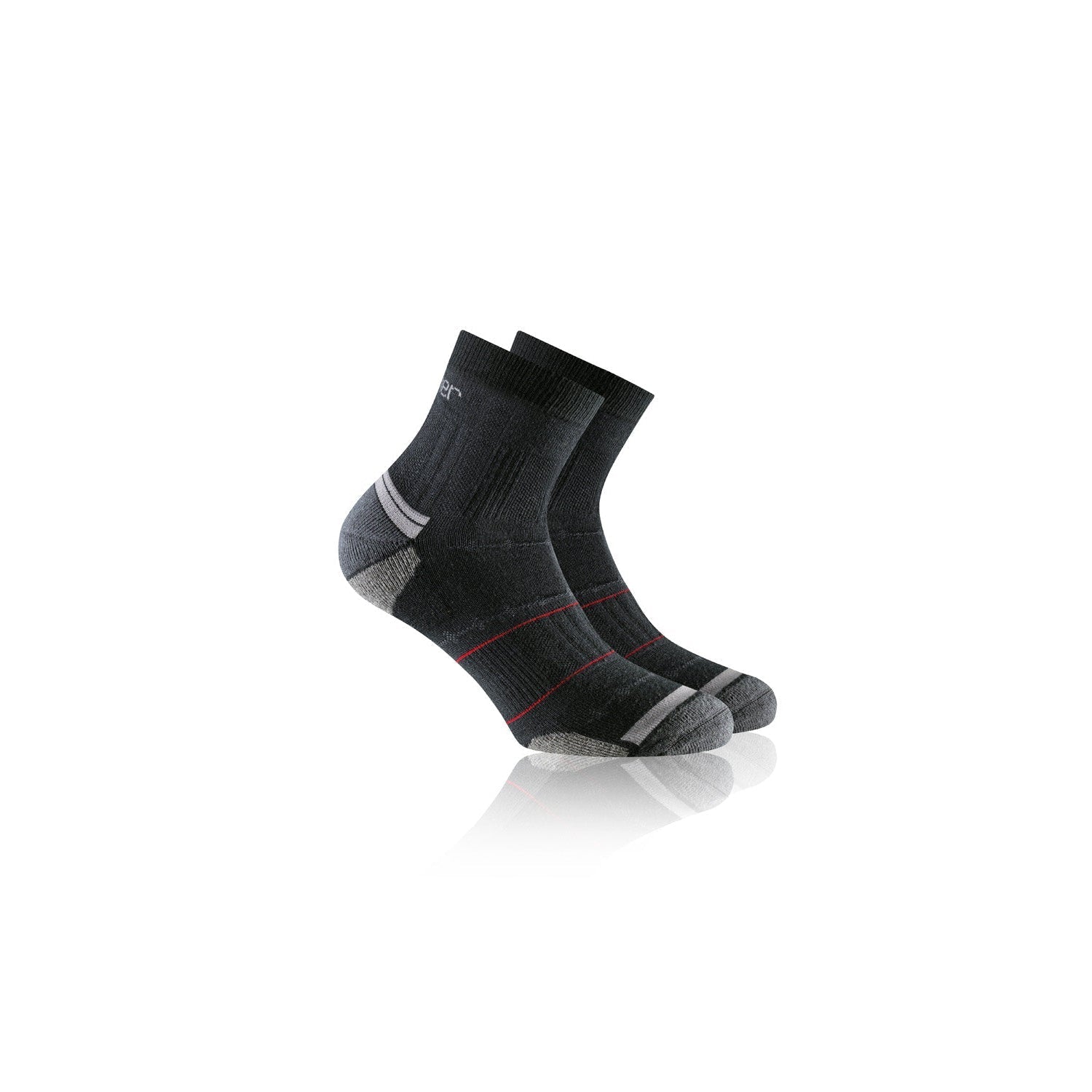 rohner-allround-quarter-sportsocken-frottee-anatomisch-black-39-41 image 1