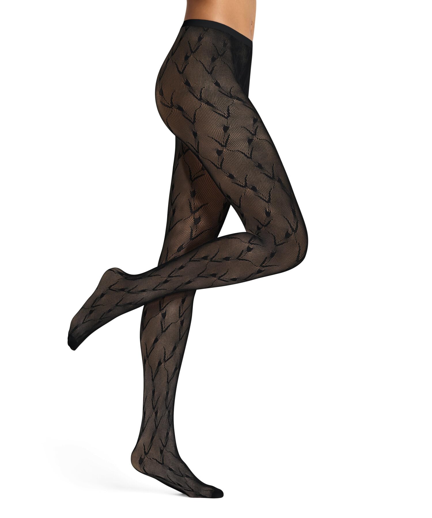 falke-shelina-tulip-strumpfhose-m-l-schwarz-gemustert image 2