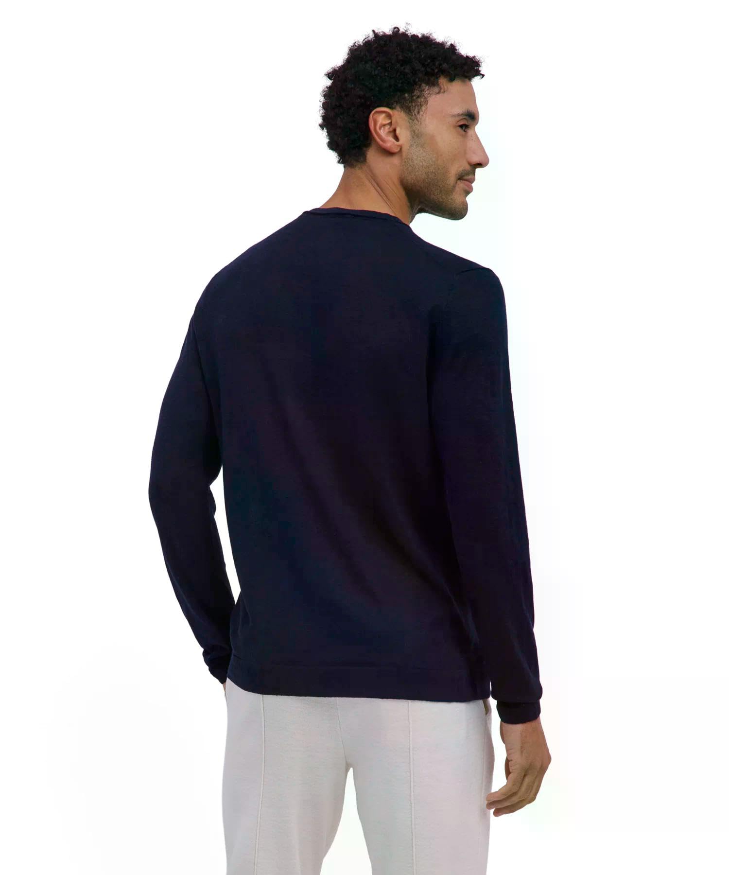 falke-cotton-touch-finest-pullover-herren-v-ausschnitt-blau image 2