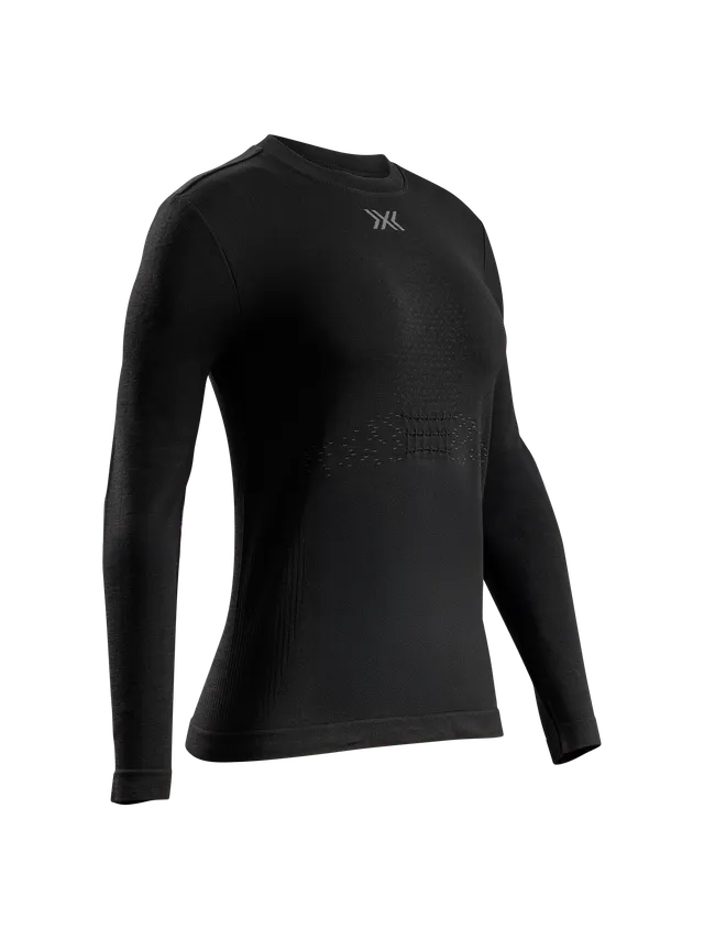 x-socks-mightywool-shirt-ls-langarmshirt-damen-x-black image 1