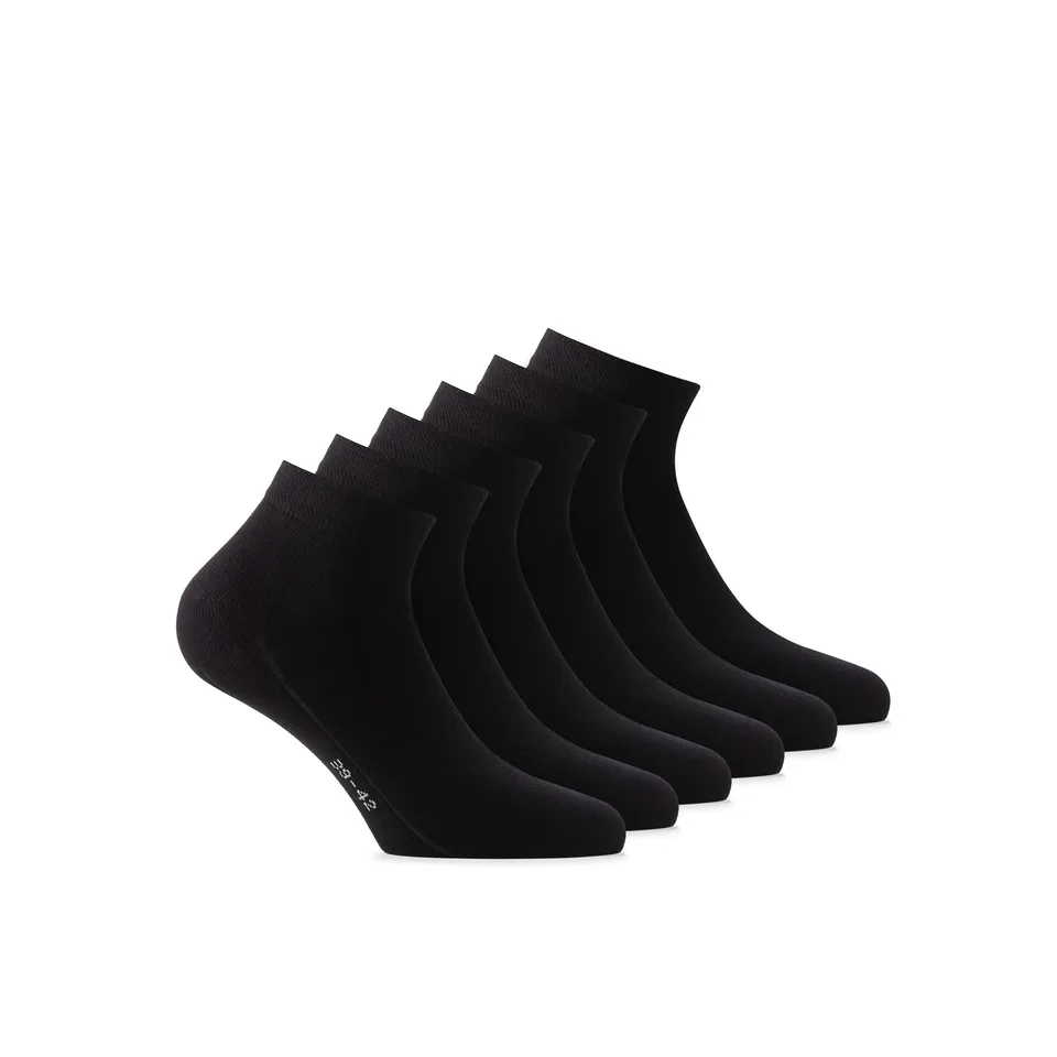 rohner-sneaker-3er-pack-sneakersocken-baumwolle-kurz image 1