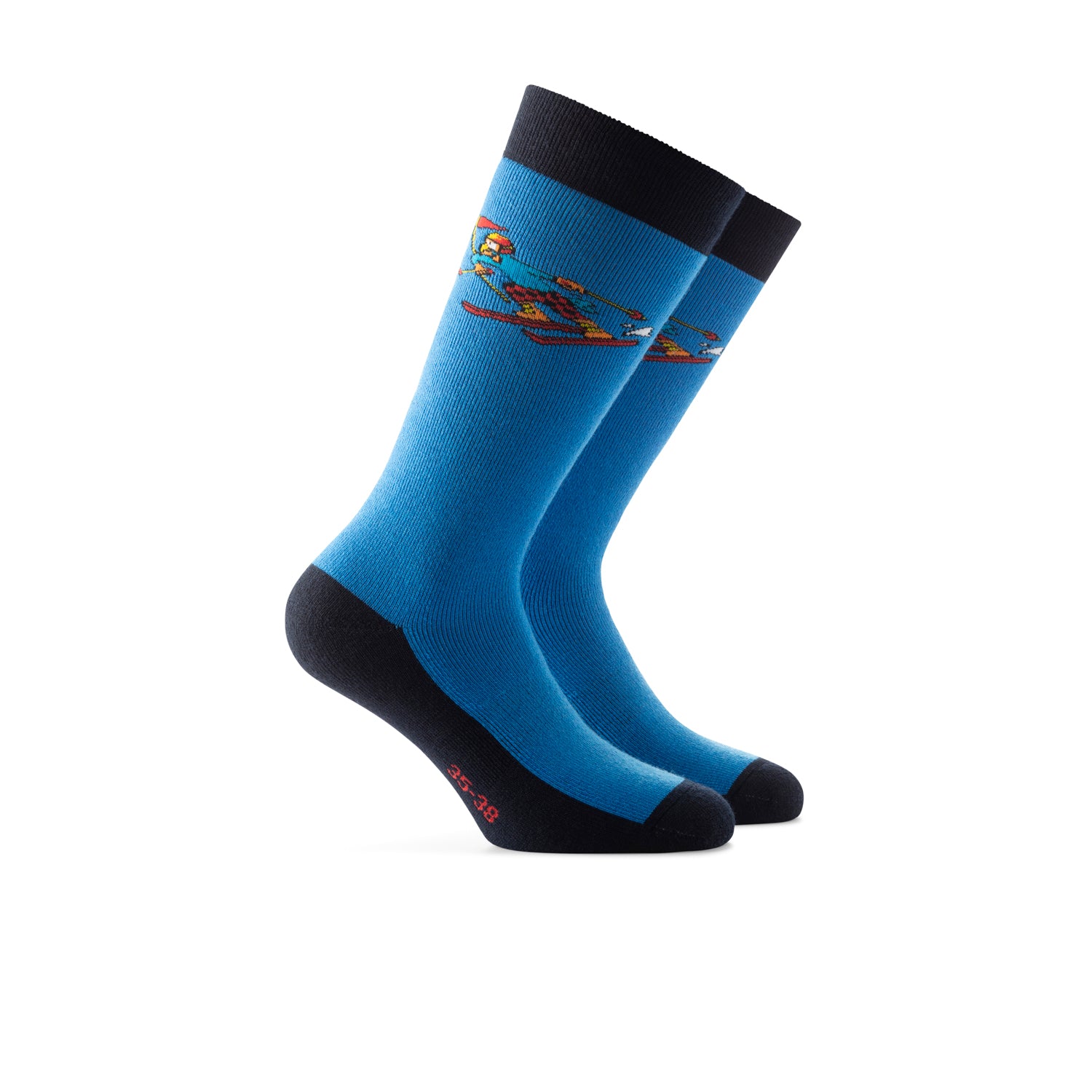 rohner-globi-ski-3-0-skisocken-bright-blue-31-34-warm image 1