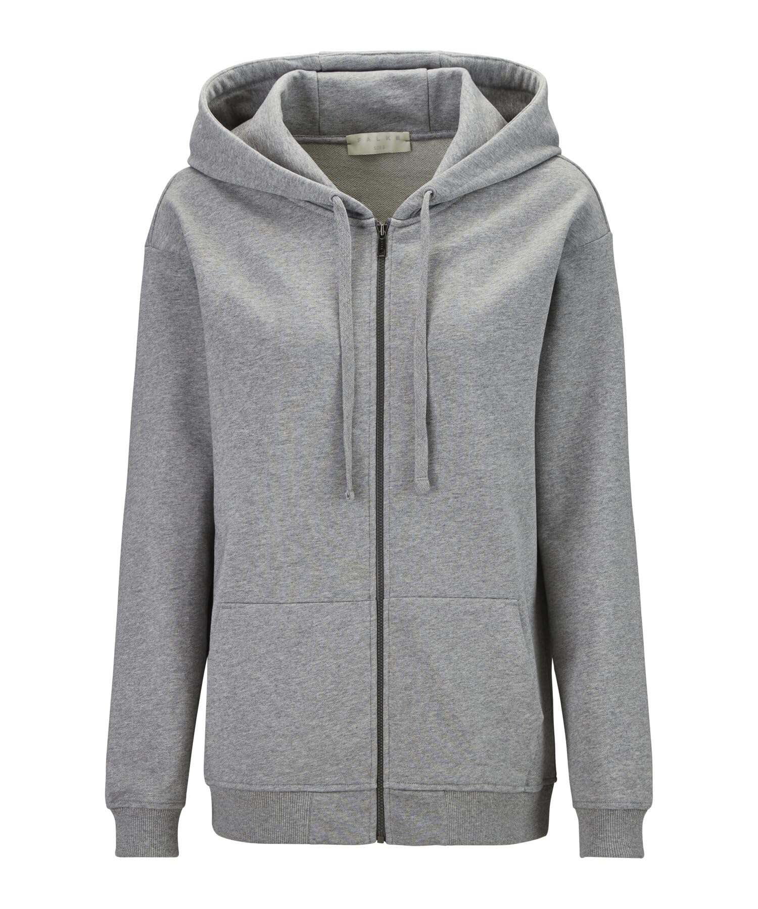 falke-cotton-touch-sweat-zip-jacke-xl-grau-bio-baumwolle image 7