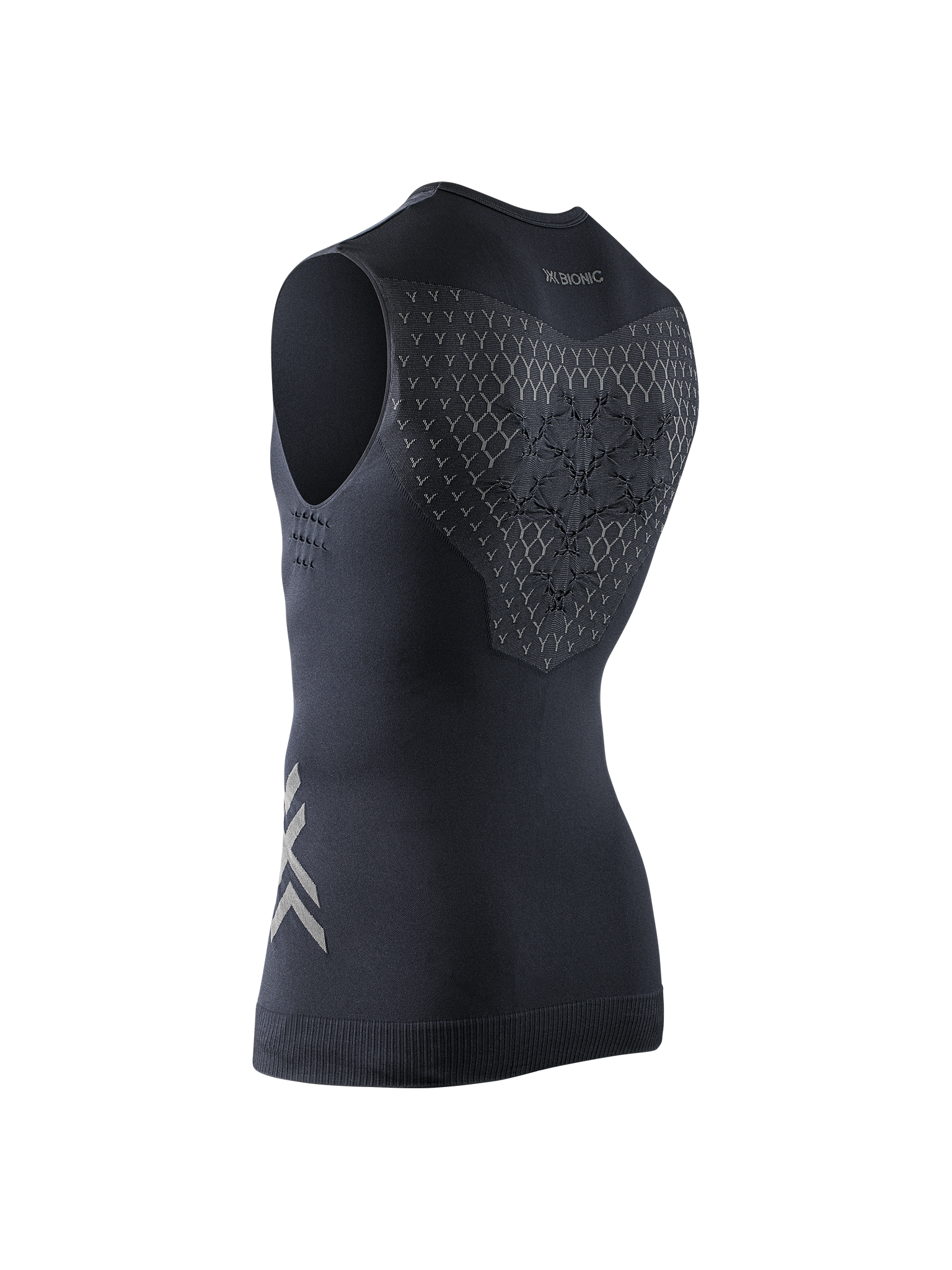 x-bionic-twyce-run-singlet-herren-mineral-blue-orange image 4