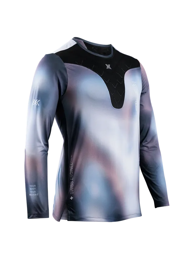 x-socks-corefusion-run-shirt-ls-men-langarmshirt-herren-chrome image 1