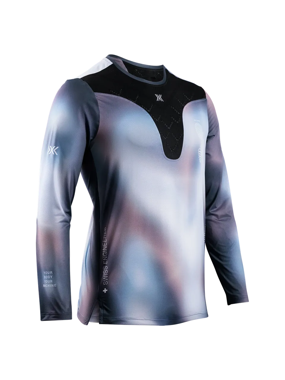 x-socks-corefusion-run-shirt-ls-men-langarmshirt-herren-chrome image 1