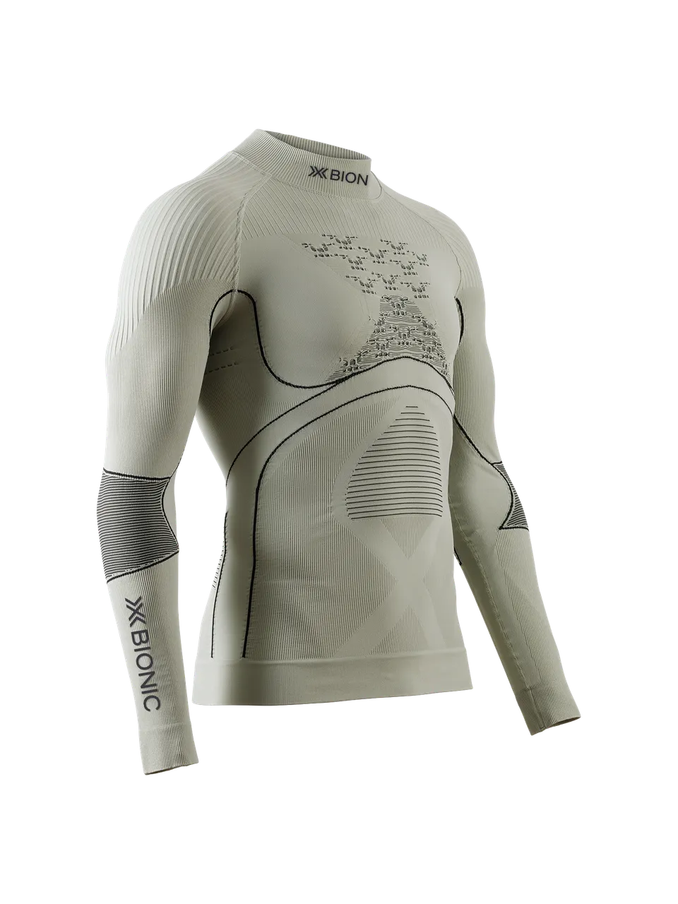 x-socks-energy-accumulator-4-0-shirt-rollkragen-tea-grey-black image 1