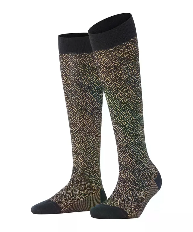 falke-snow-glitter-kniestr-mpfe-black-35-38-merino image 1