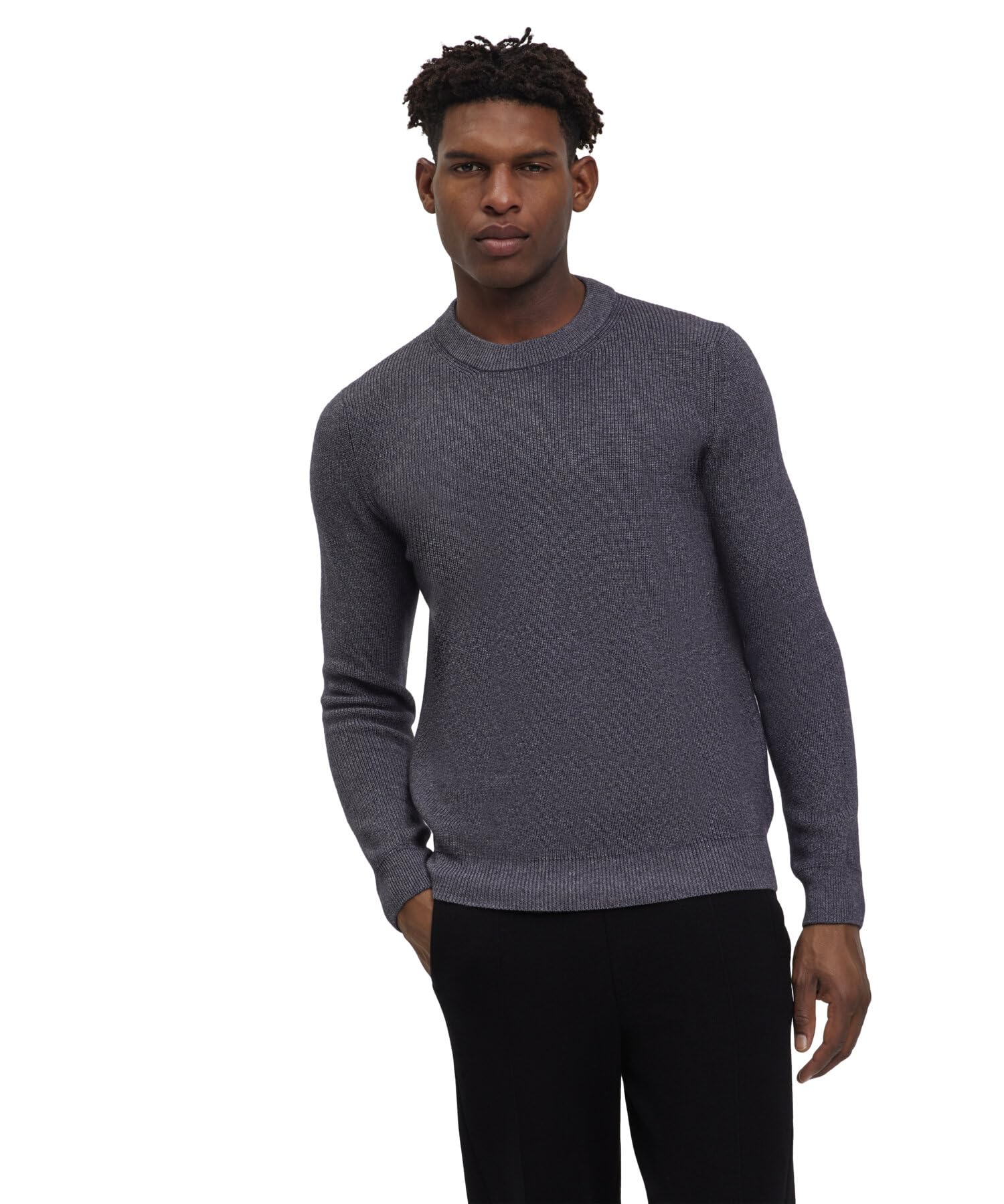 falke-merino-basic-herren-pullover-rundhals-baumwolle-wolle image 1