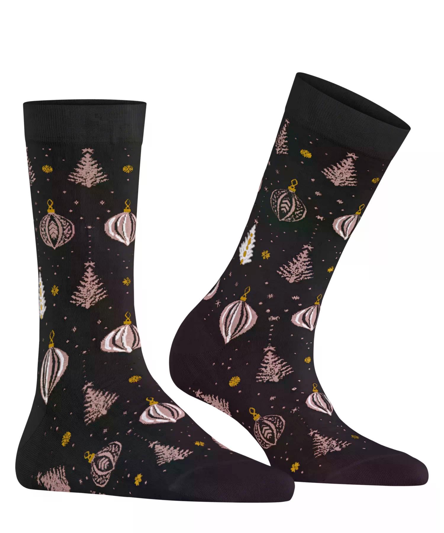 falke-holy-night-socken-black-39-42-tannenbaum image 3