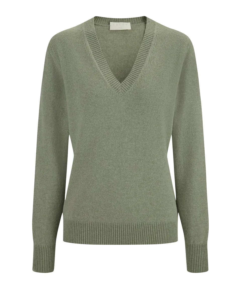 falke-luxury-classic-v-neck-pullover-kaschmir-damen-2 image 1