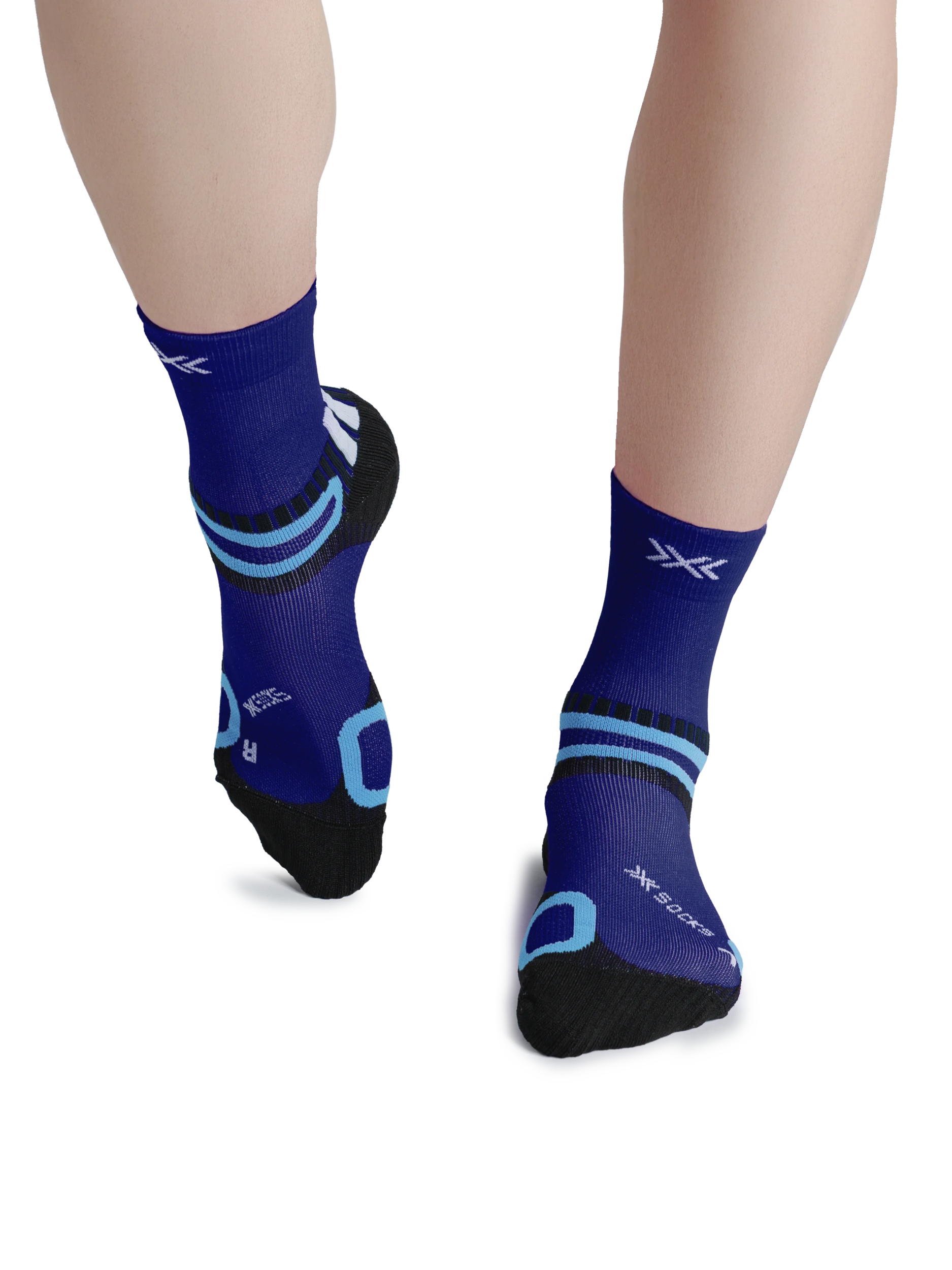 x-socks-hike-discover-ankle-wandersocken-marine-39-41-atmungsaktiv image 3