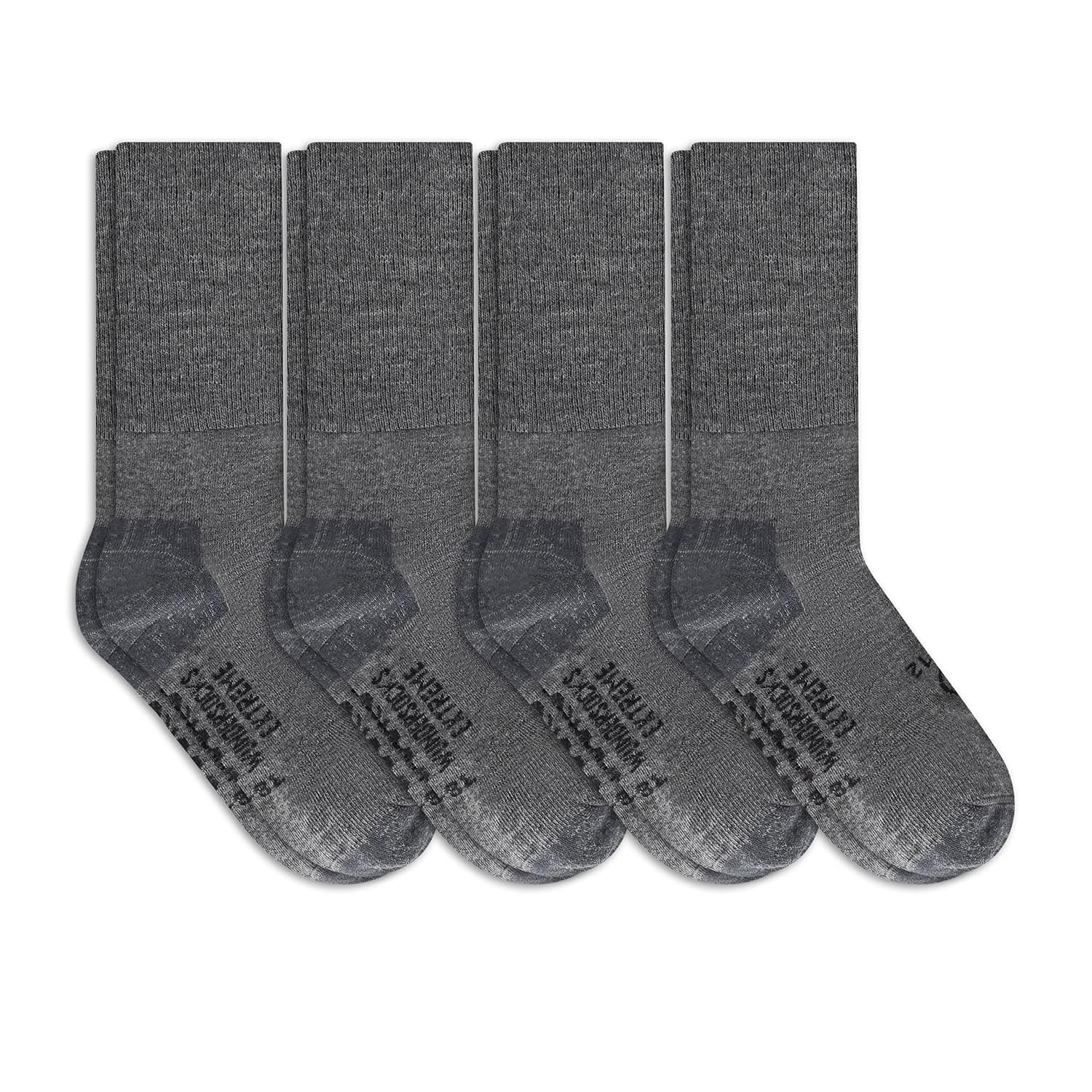 wundersocks-extreme-lite-merinosocken-4er-pack-grau-schwarz image 1