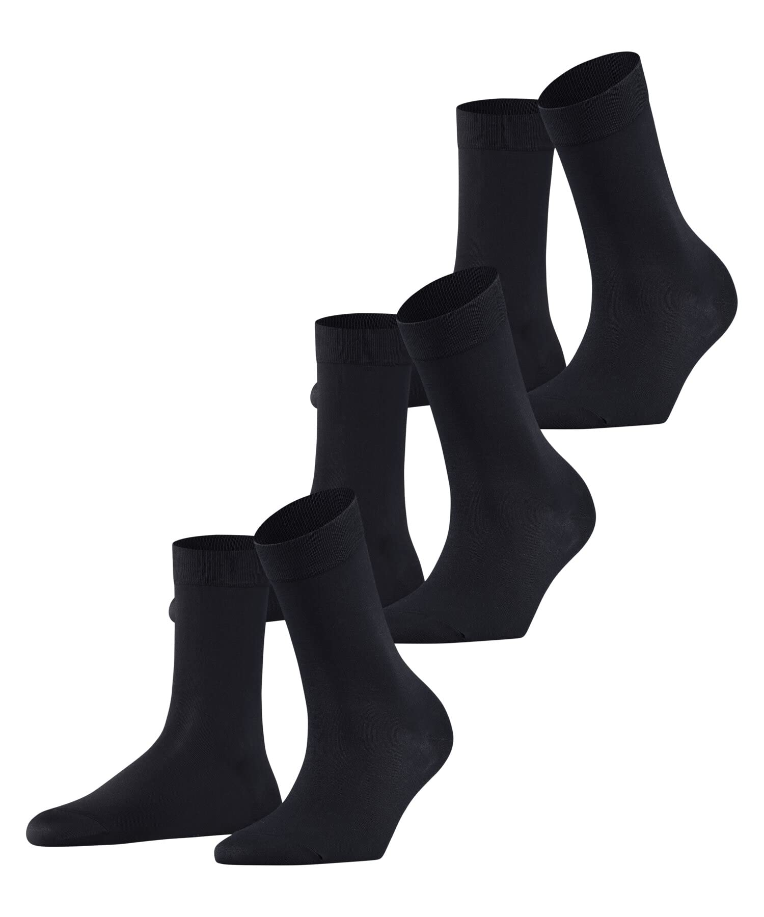 falke-family-3-pack-socken-schwarz-bio-baumwolle image 8