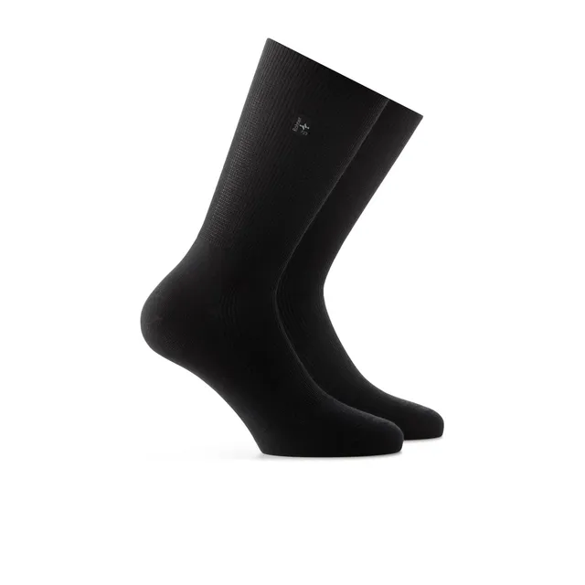 rohner-diabetic-socks-cotton-diabetikersocken-baumwolle-schwarz image 1
