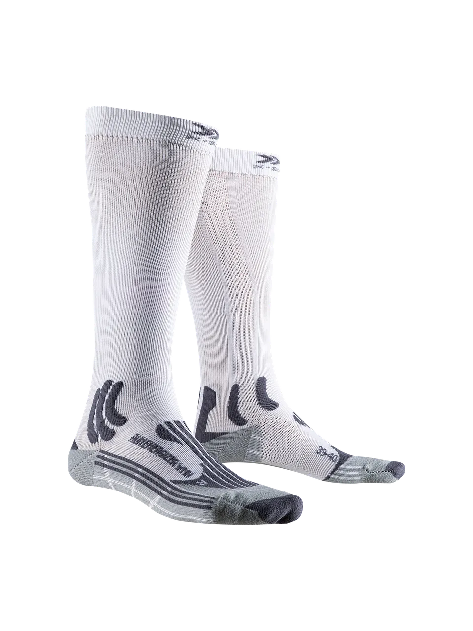 x-socks-run-energizer-damen-laufsocken-wei-grau image 1