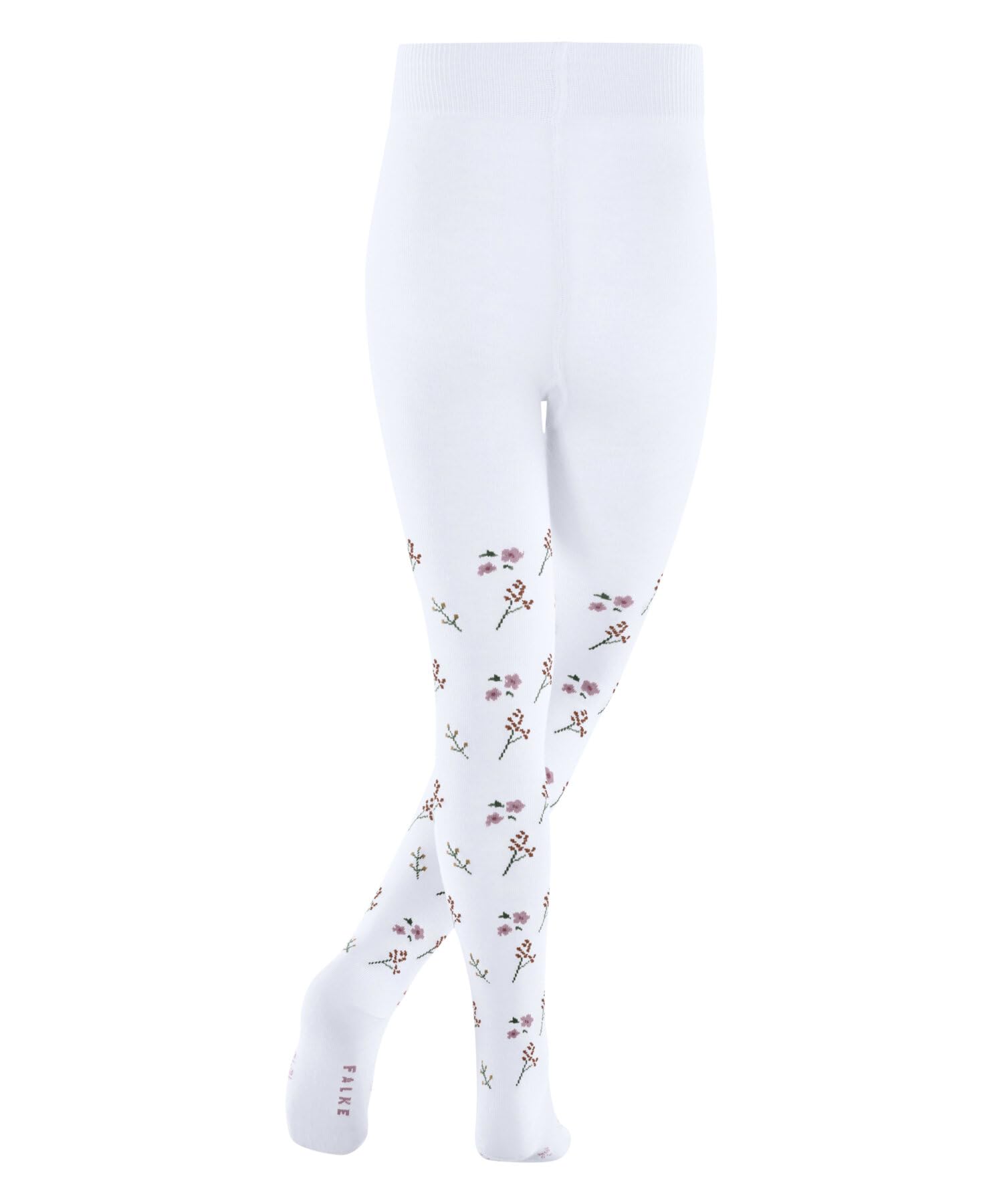 falke-family-little-flowers-kinder-strumpfhose-baumwolle-wei image 2