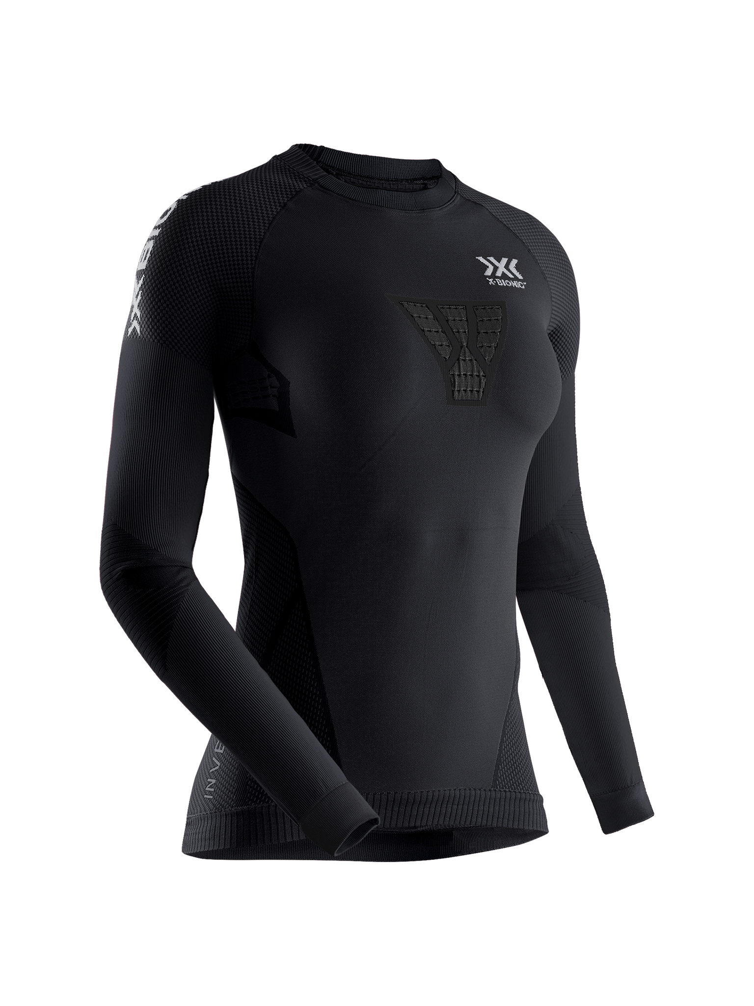 x-socks-invent-4-0-running-shirt-langarm-damen-schwarz-s image 1