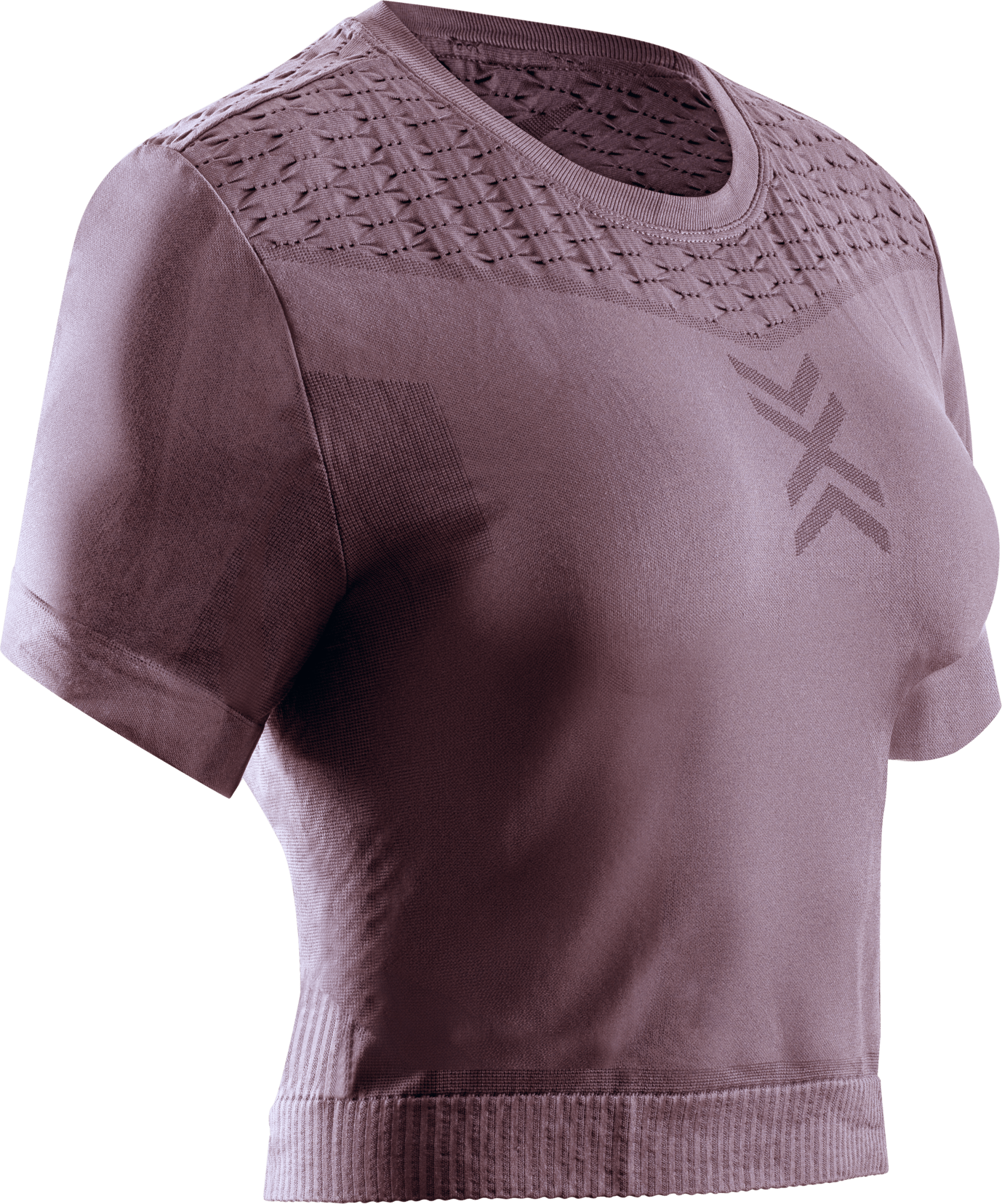 x-bionic-x-ential-crop-top-damen-sporttop-dusty-lavender-atmungsaktiv image 7
