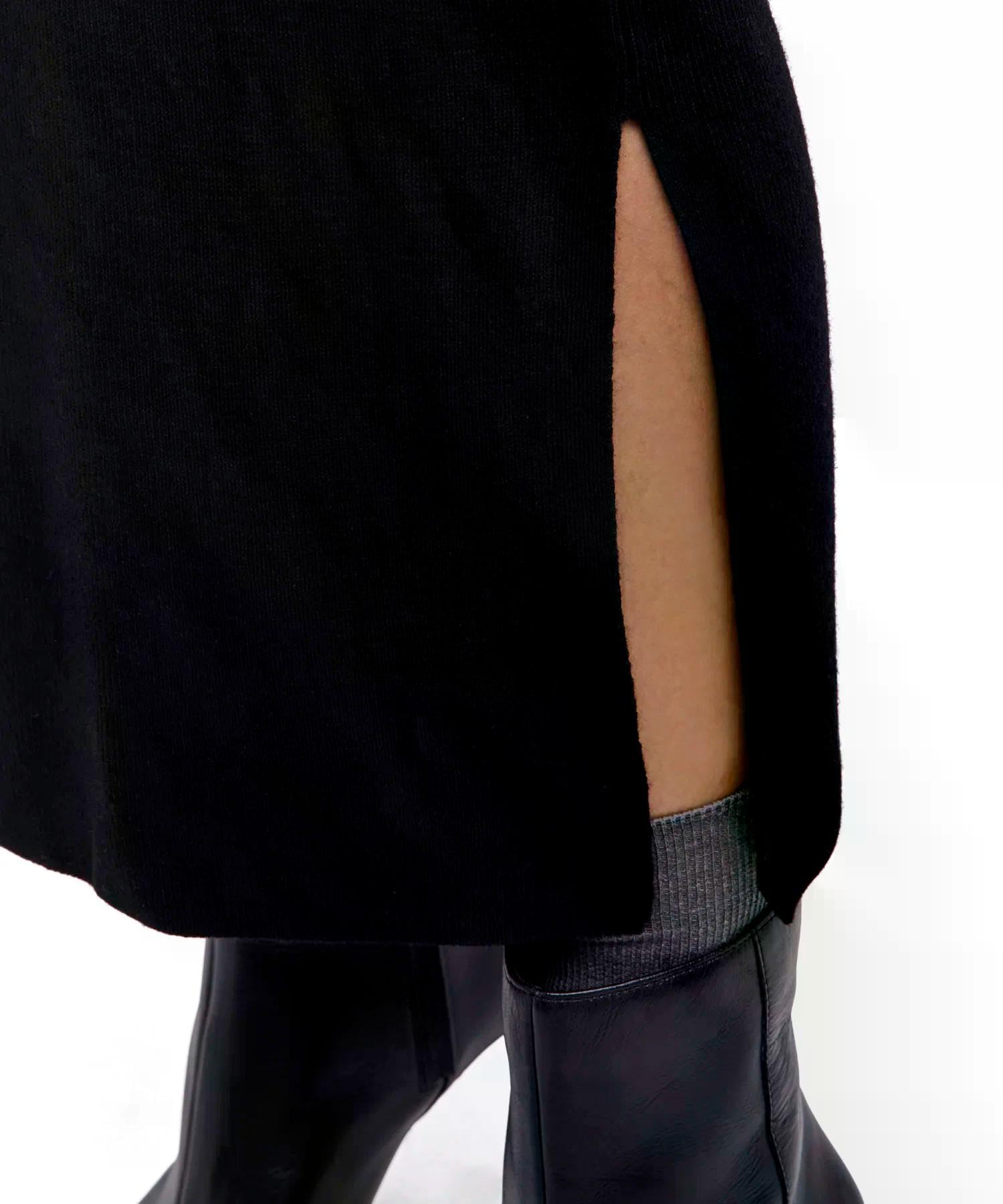 falke-favorites-ultrafine-kleid-damen-schwarz-merinowolle image 3