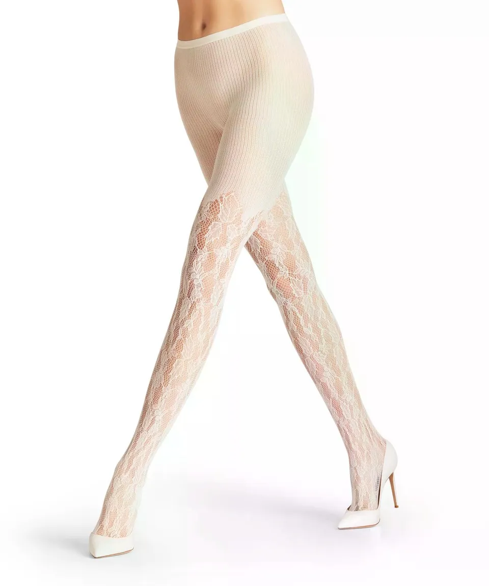 falke-holly-strumpfhose-off-white-weiss-blickdicht image 1