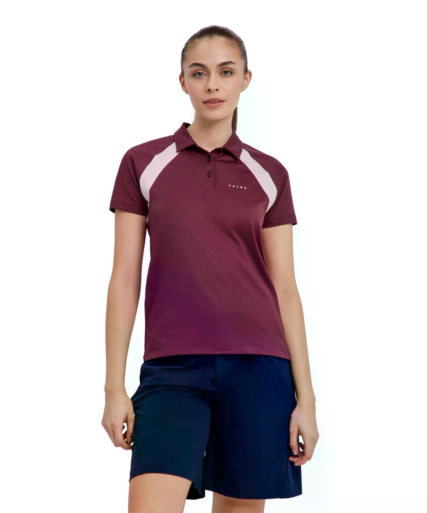 falke-golf-poloshirt-damen-wei-kurzarm-funktional-pique image 8