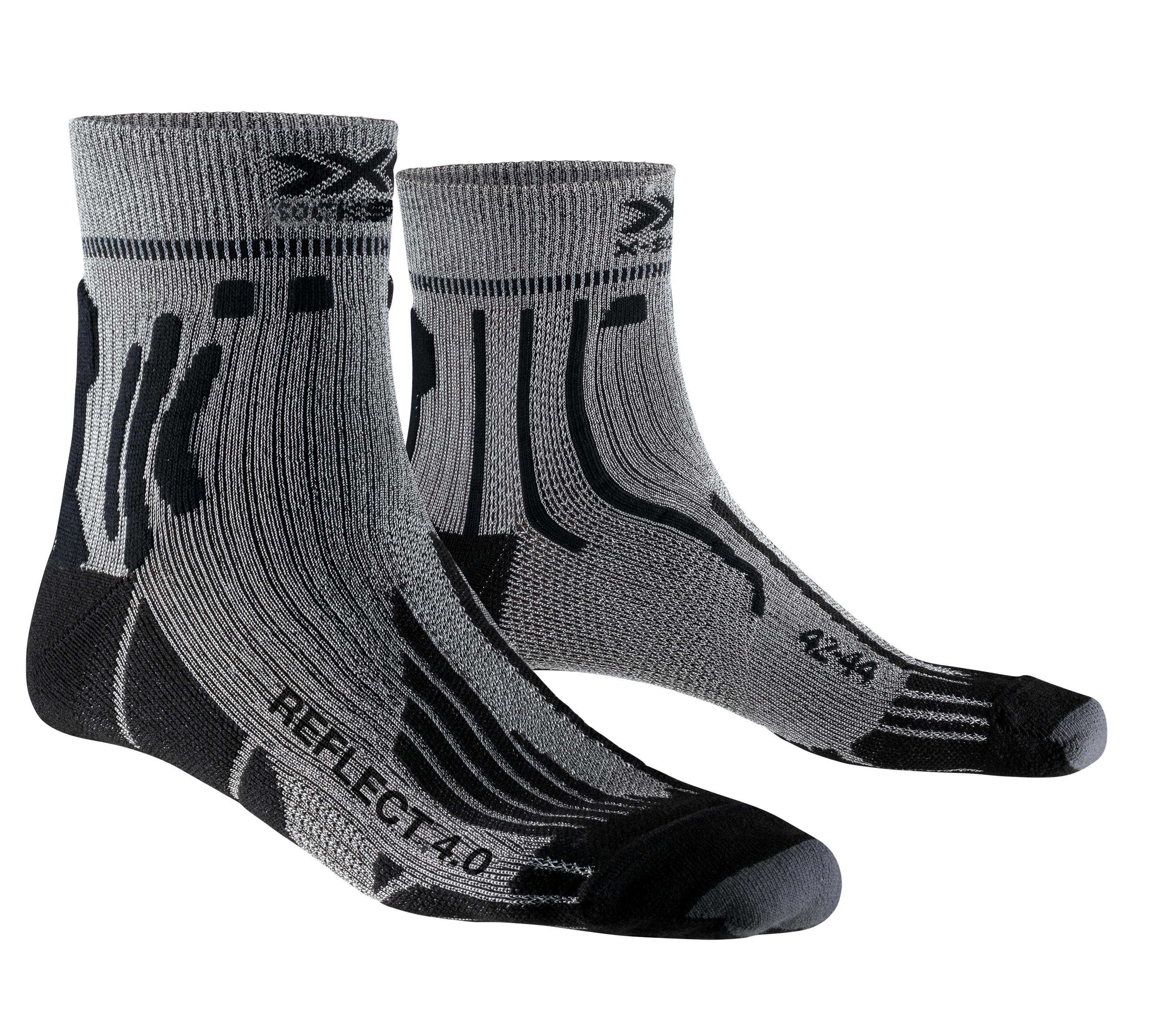 x-socks-run-speed-reflect-4-0-laufsocken-anthrazit-39-41 image 1