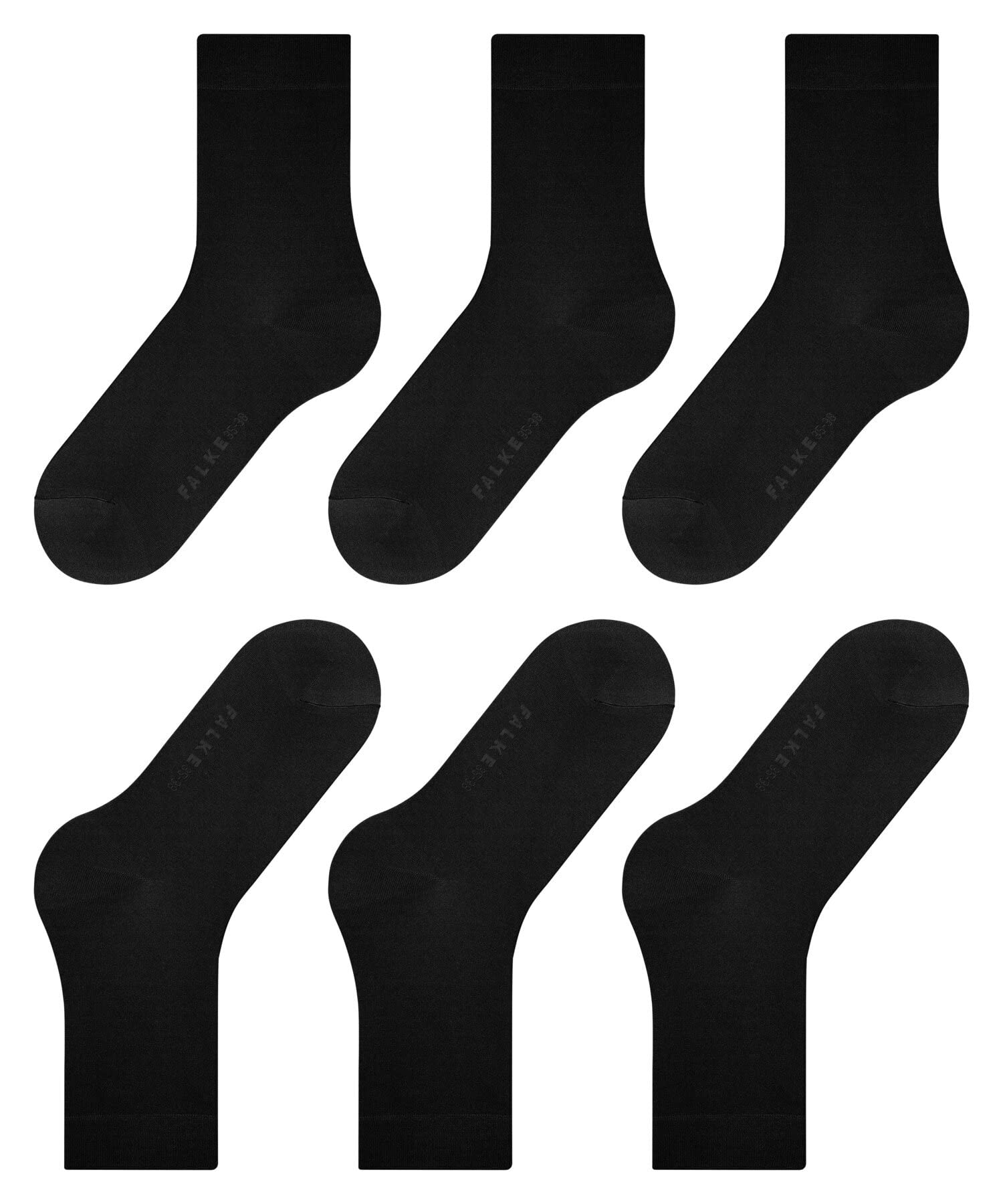 falke-family-3-pack-socken-schwarz-bio-baumwolle image 5