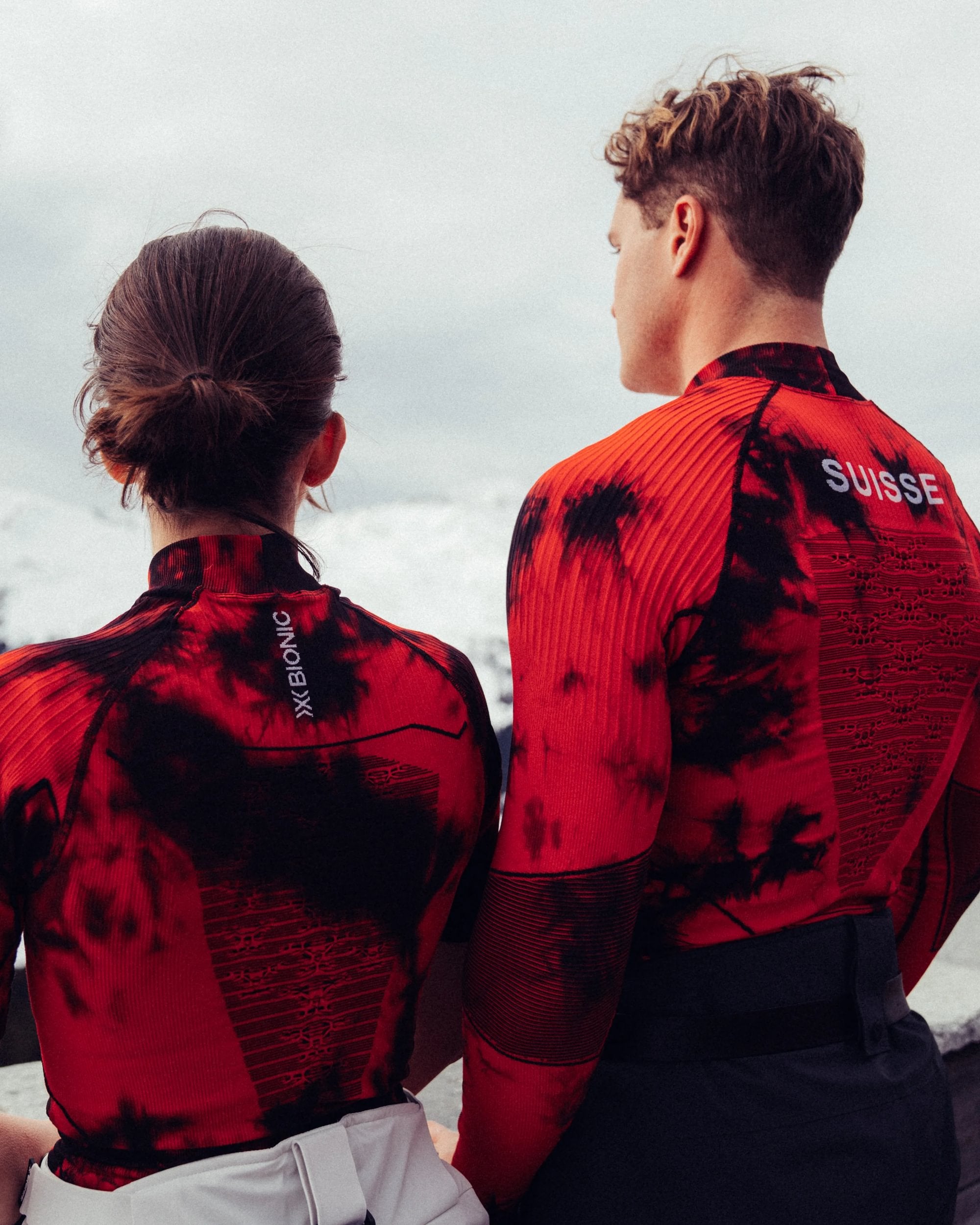 x-bionic-energy-accumulator-light-turtle-neck-shirt-m-tie-dye image 4