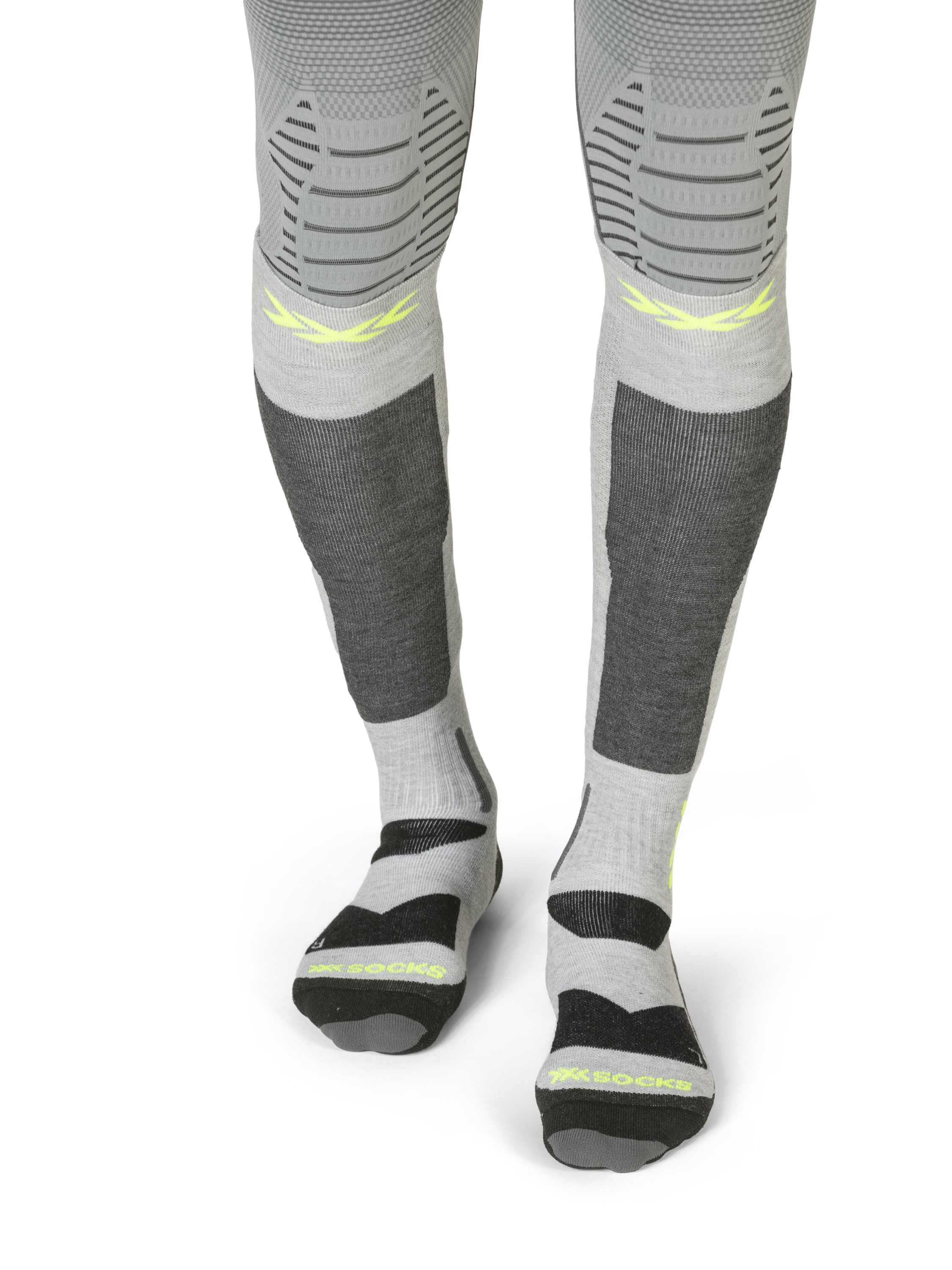x-socks-snowboard-discover-otc-socken-x-black-light-grey image 2