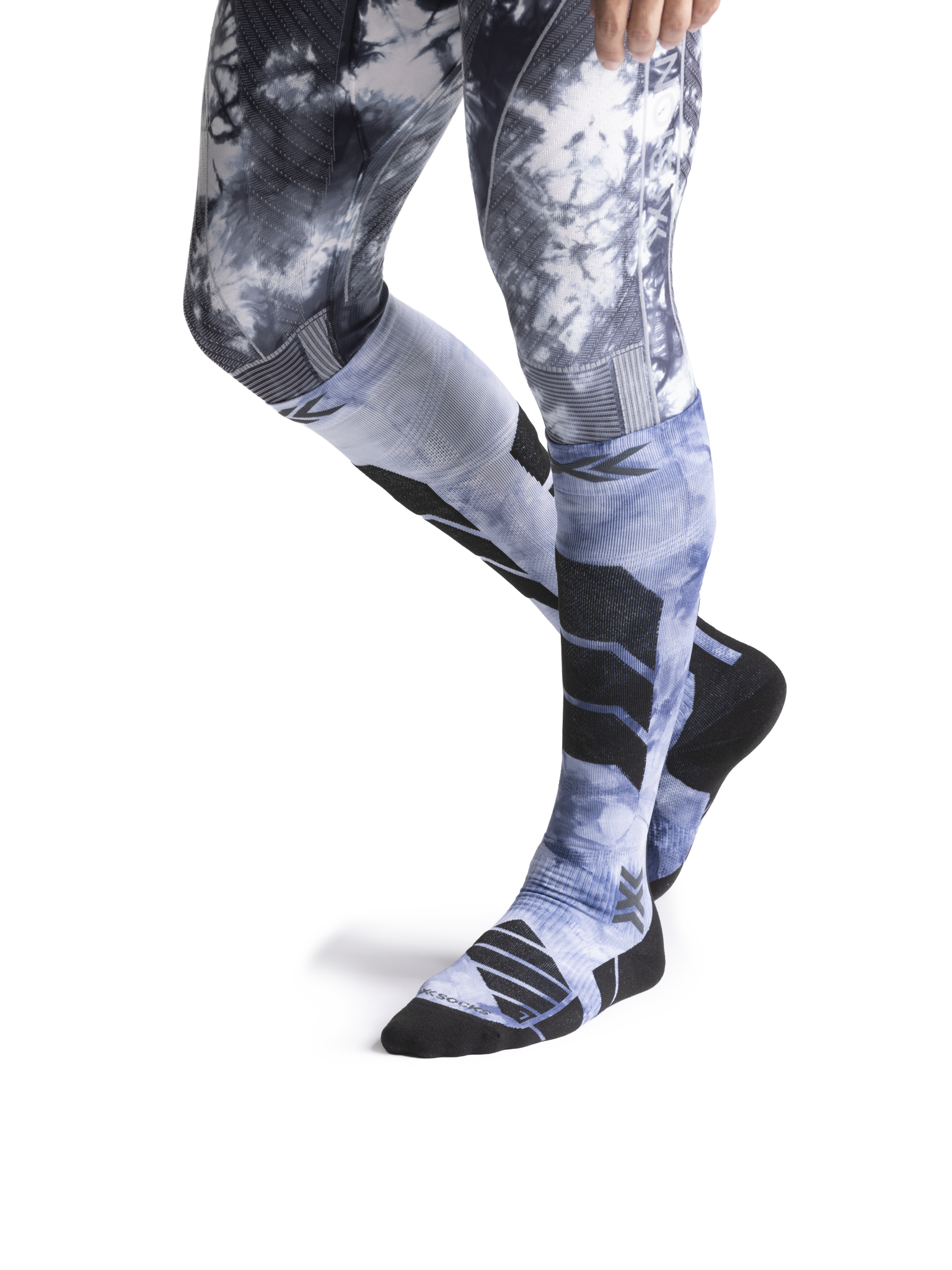 x-socks-ski-expert-wild-otc-skisocken-tiedye-x-black-marine image 3