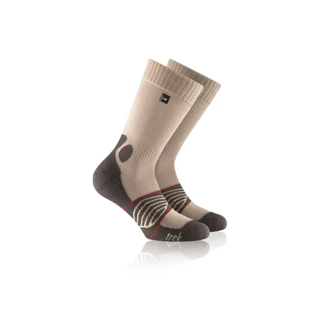 rohner-trek-power-l-r-trekkingsocken-beige-39-41-biokeramik image 1
