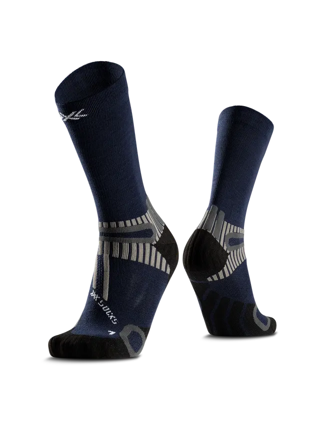 x-socks-hike-perform-merino-crew-wandersocken-heather-grey image 1