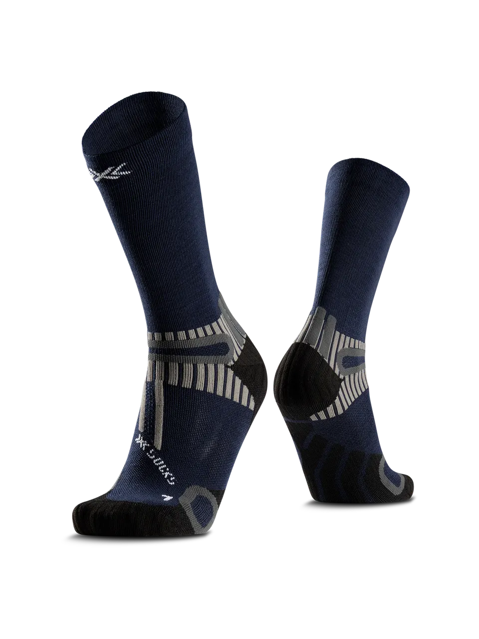 x-socks-hike-perform-merino-crew-wandersocken-heather-grey image 1