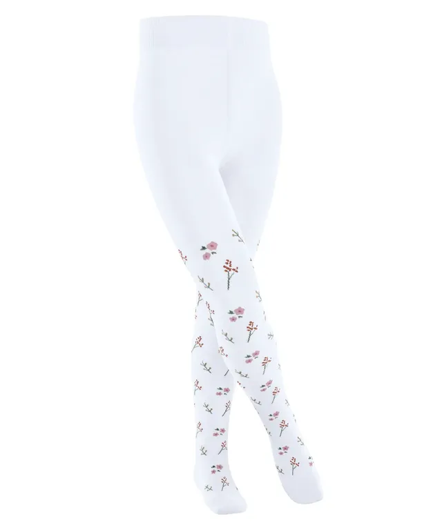 falke-family-little-flowers-kinder-strumpfhose-baumwolle-wei image 1