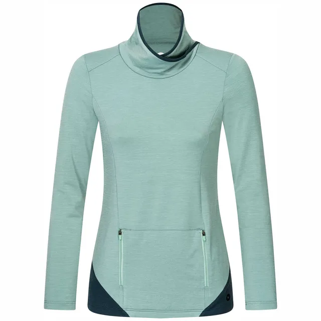 wundersocks-marta-merino-langarmshirt-damen-mock-neck-elasthan image 1