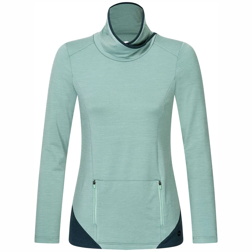 wundersocks-marta-merino-langarmshirt-damen-mock-neck-elasthan image 1