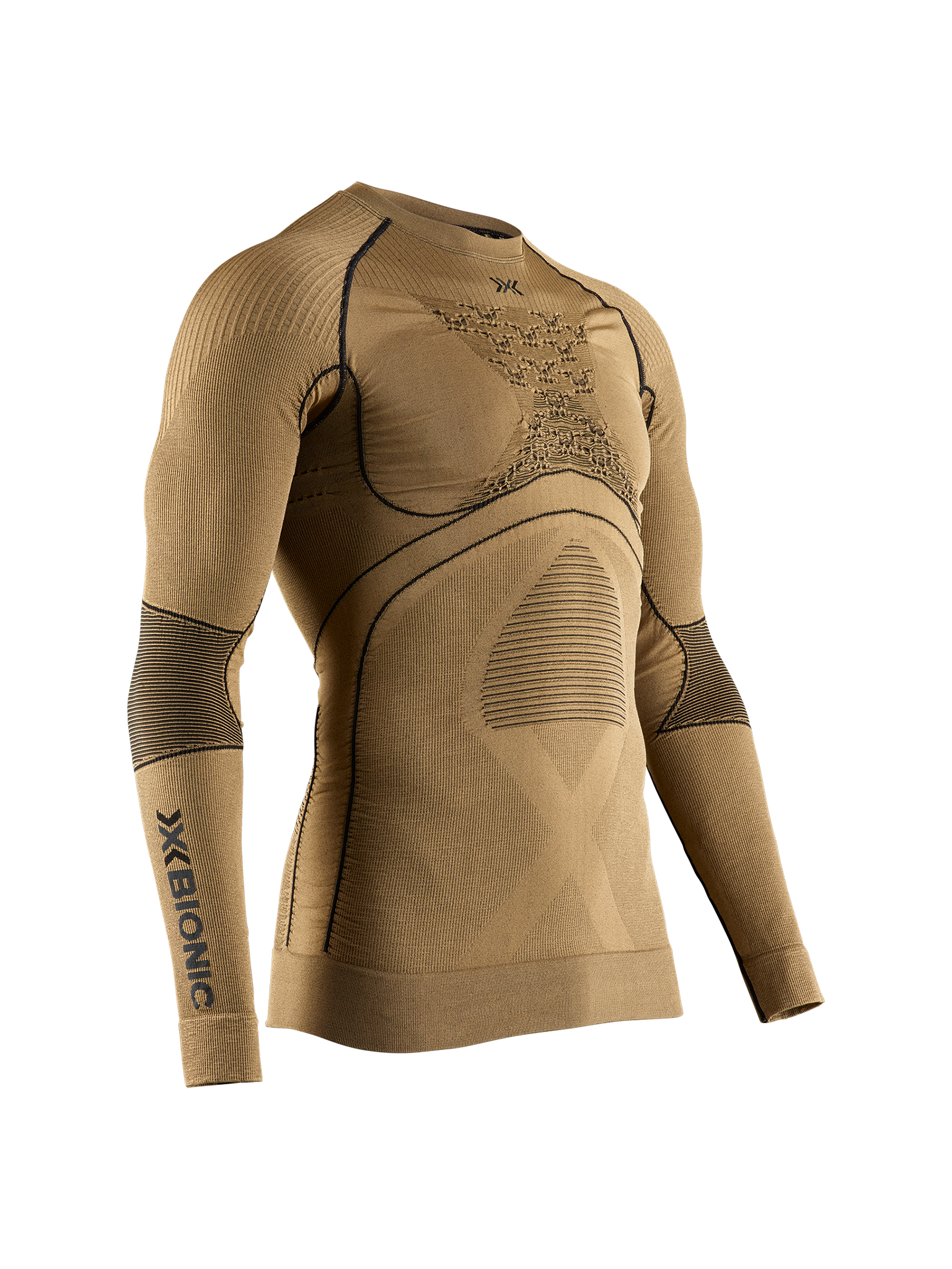 x-bionic-radiactor-4-0-shirt-langarm-thermo-gold-black image 1