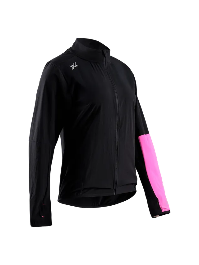 x-socks-corefusion-run-jacket-damen-laufjacke-schwarz-pink-m image 1