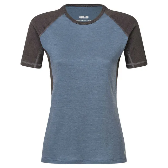 wundersocks-zita-merino-shirt-color-block-kurzarm-slim image 1