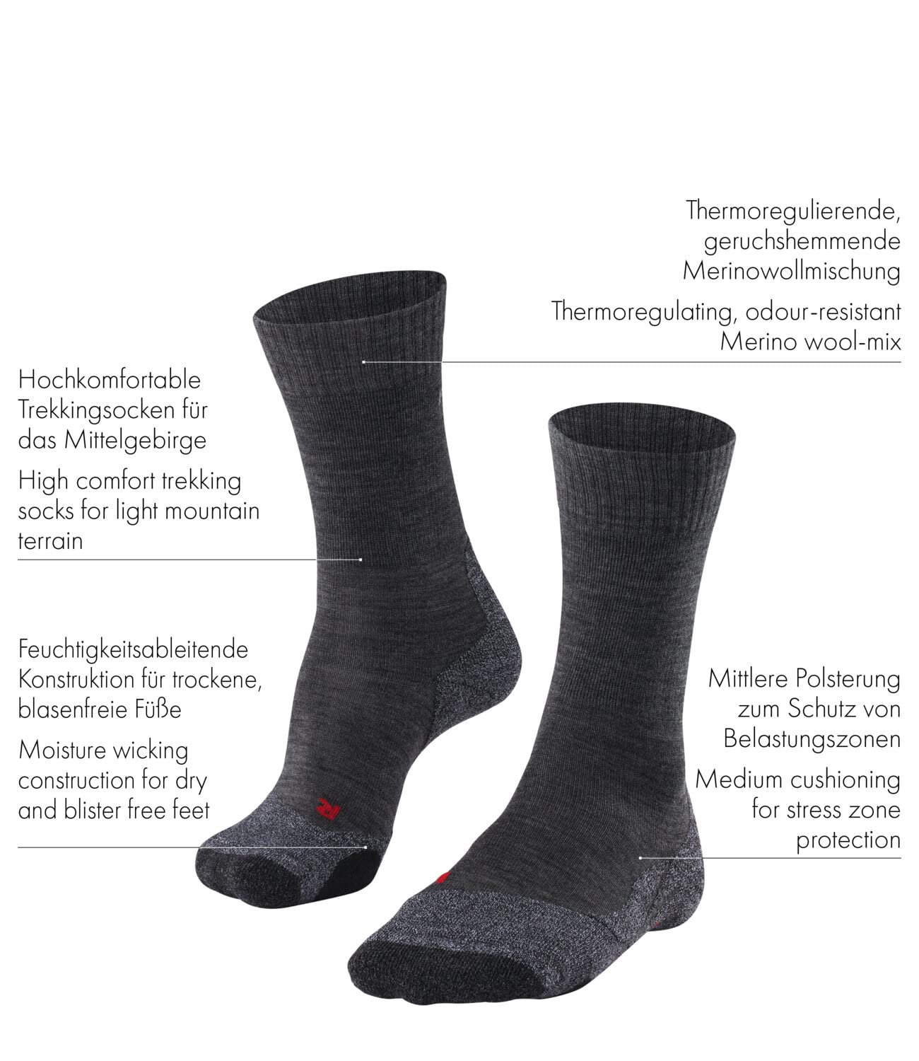 falke-tk2-wandersocken-herren-beige-natural-merinowolle image 4