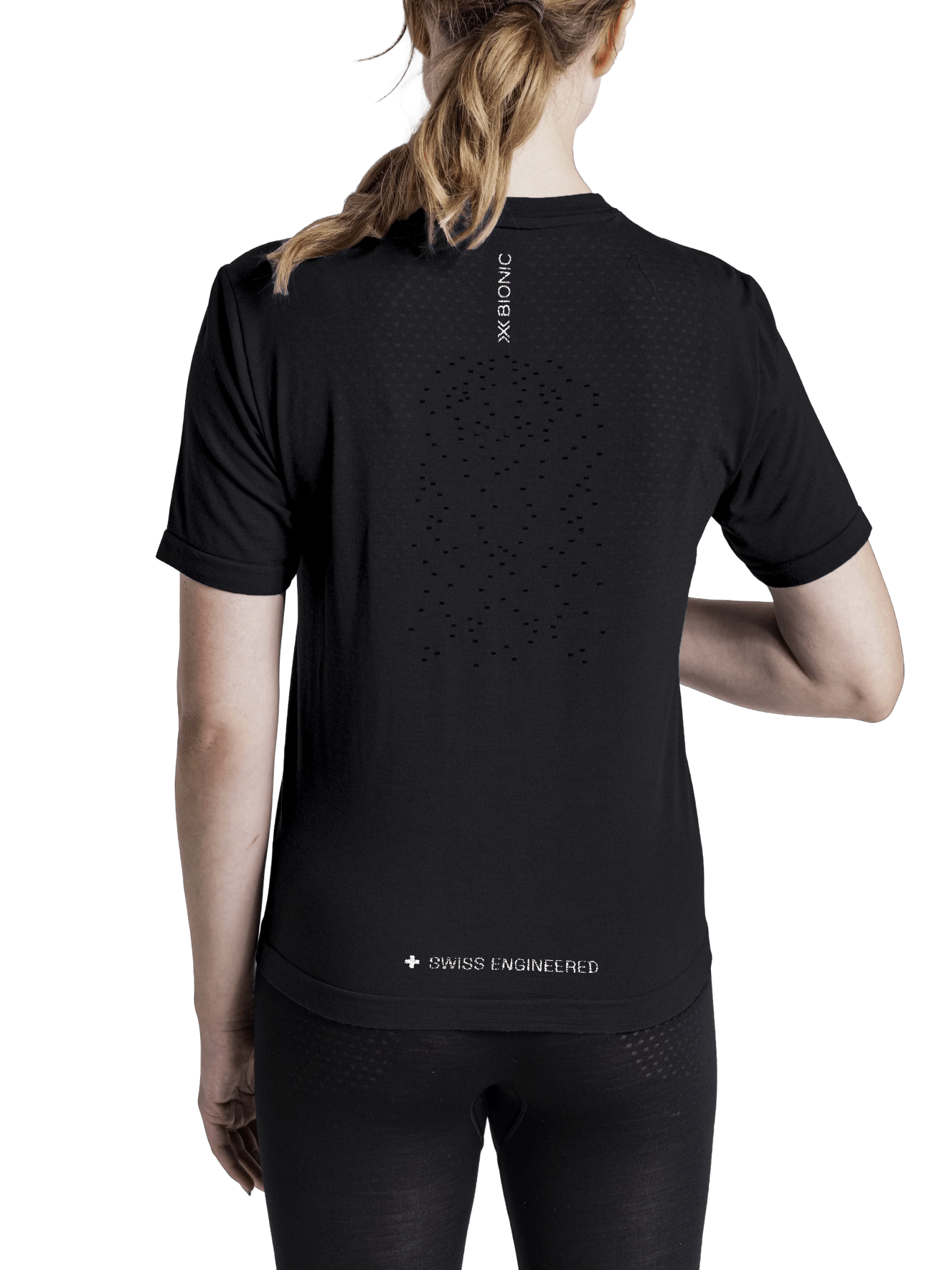 x-bionic-mightywool-light-shirt-kurzarm-damen-merino-schwarz image 3