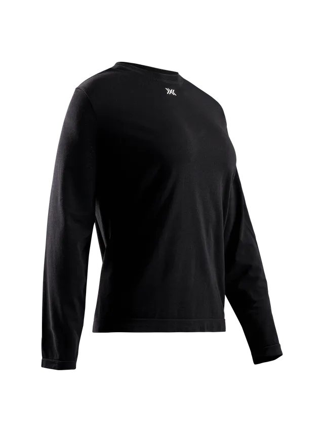 x-bionic-mightywool-light-shirt-langarm-damen-merino-schwarz image 1