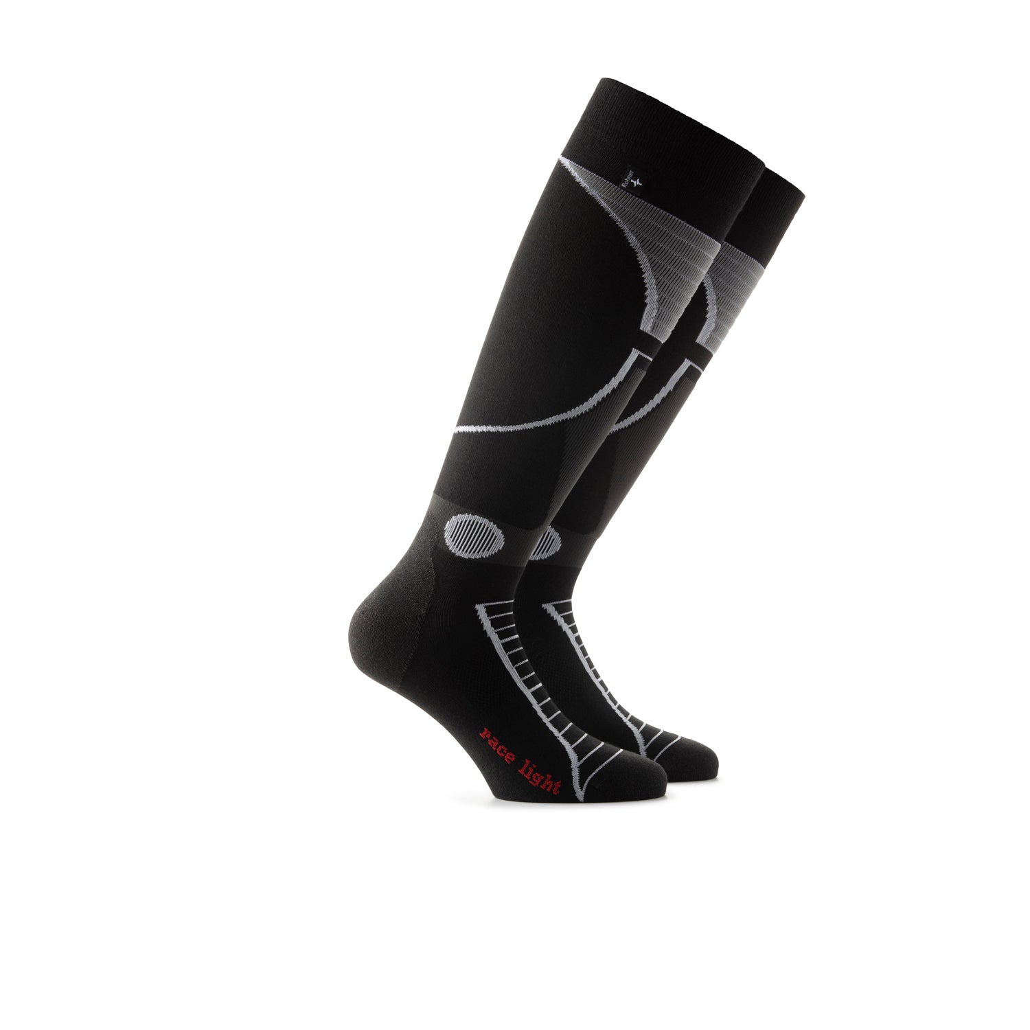 rohner-race-light-skisocken-009-black-w-rmend-d-nn image 1